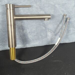 Blanco 443258 Alta II Bar Faucet 1.5 GPM Satin Platinum 360 Swivel Water Saving